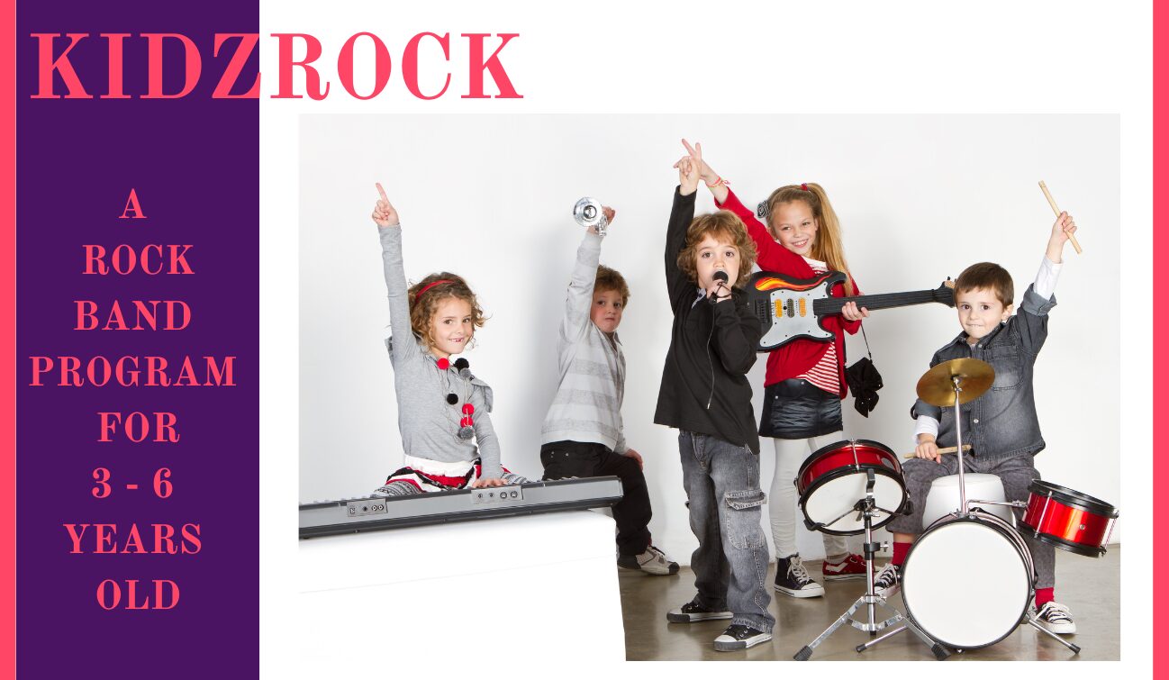 KidzRock Program for ages 3 - 6